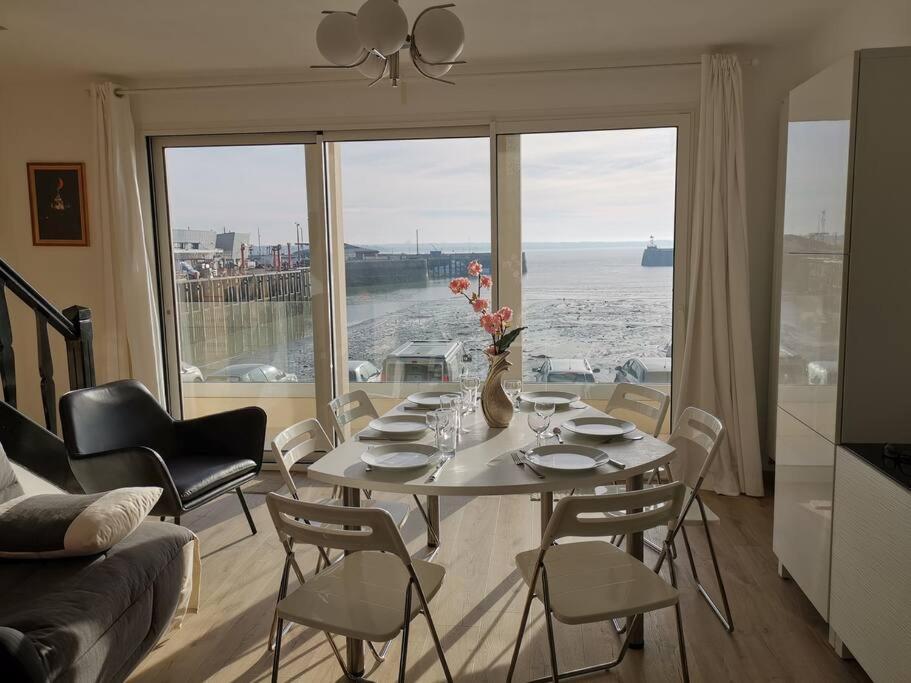 그랑빌 Charme Et Zenitude, Avec Vue Exceptionnelle Sur Le Port 빌라 외부 사진